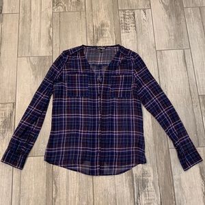 Express Striped Button Down Shirt